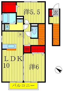 Noel【2階】の間取り