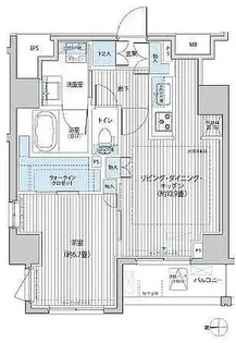 シティインデックス千代田秋葉原【3階】の間取り