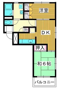 ベルヴィーユ弐番館【4階】の間取り