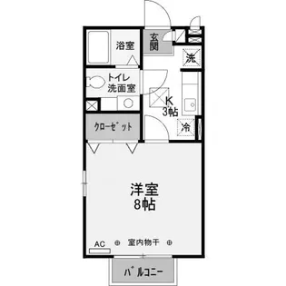 アイリス B【1階】の間取り