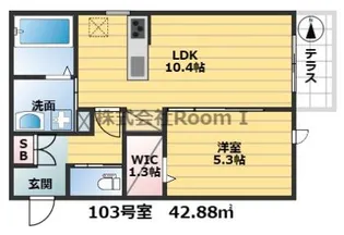 Grandeur都島・旭化成ヘーベルメゾンHEBEL HAUS【1階】の間取り