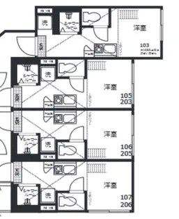 Pont du Gard【2階】の間取り