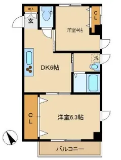フルーレ【4階】の間取り