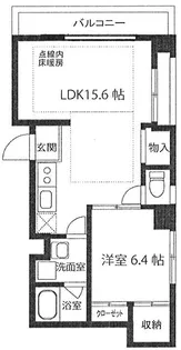 グラスワン【7階】の間取り