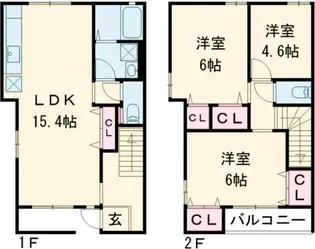 ポラリスNI【1階】の間取り