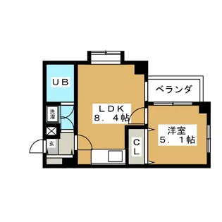 日神パレス立川第2【7階】の間取り
