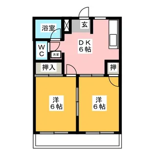 メルヘンプラザ【1階】の間取り