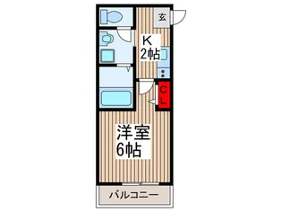 プリマベーラ武蔵浦和【1階】の間取り