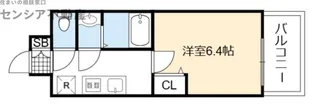 プレサンス森ノ宮THEゲート【5階】の間取り