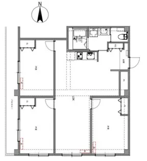 長興新中野マンション【3階】の間取り