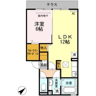 ラ・サクラ・サクラ・II【1階】の間取り