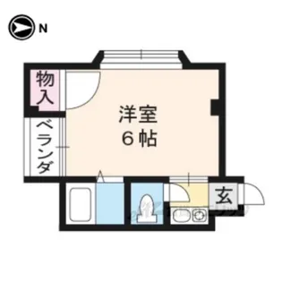 レジデンス陽明【2階】の間取り