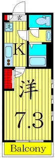 Tre Sinwa【2階】の間取り