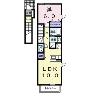 マロンド・花純【2階】の間取り