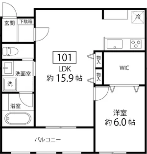 Nord Haus【1階】の間取り