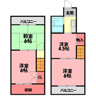 トゥリオーニ守口【4階】の間取り