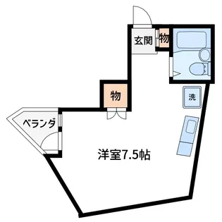 バンビエトワール【5階】の間取り