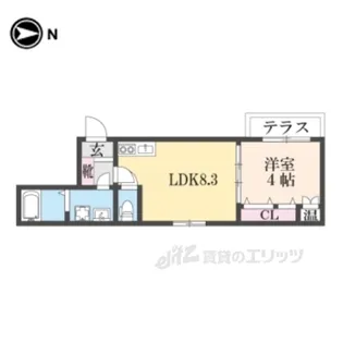 FaseciaTono【1階】の間取り