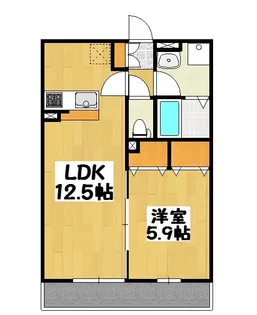 ミラベル【1階】の間取り