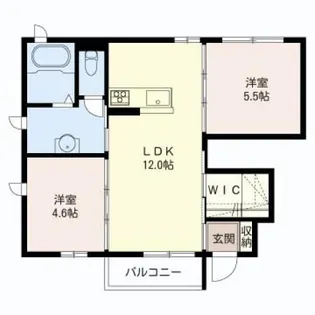 Village Joie A【1階】の間取り