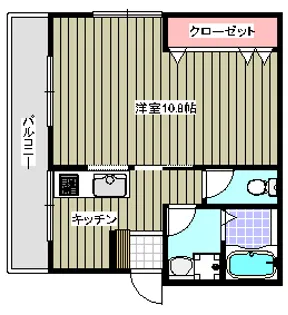 アルマーセン浮間舟渡【2階】の間取り