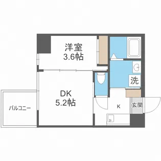 セレニテ本町リアン【4階】の間取り