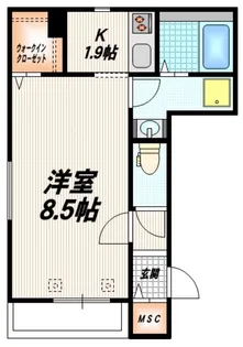 カーサ ダイヤ【2階】の間取り