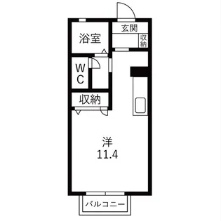 グランディールA【2階】の間取り