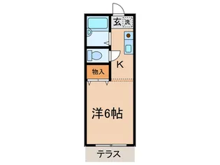 パールハイツ豊玉C【1階】の間取り