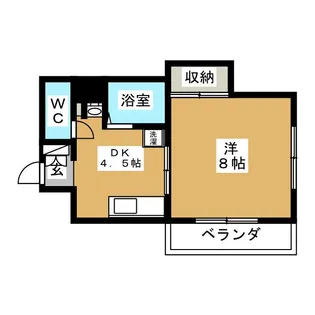 五香サンロードス【2階】の間取り