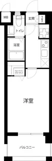 エシッド天神南【3階】の間取り