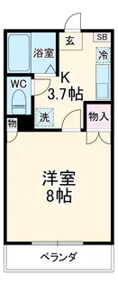 ラプラスみはら【2階】の間取り