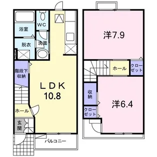 ブリーゼ【1階】の間取り