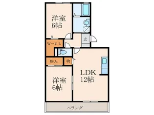 カーサ環【3階】の間取り