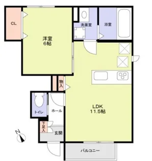 グランプレイス越谷【2階】の間取り