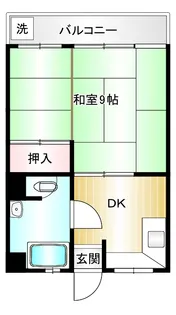 日吉第3コーポA棟【3階】の間取り