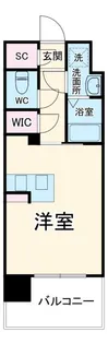 レジュールアッシュ桜宮リバーコート【8階】の間取り