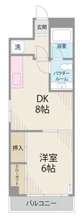 秀和日本橋箱崎レジデンス【9階】の間取り