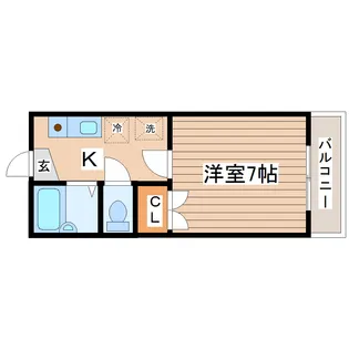 ファミーユMII【1階】の間取り