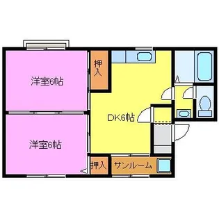 プライムスティ・クロセ A棟【1階】の間取り