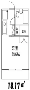 メゾンド・シャテンB【2階】の間取り