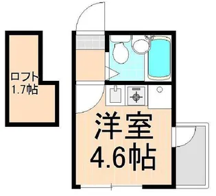 エテルノ北千住【3階】の間取り