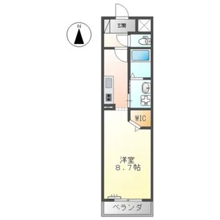 グランチェスタ広瀬町【2階】の間取り