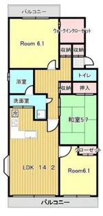ラ・アトレ松戸【2階】の間取り