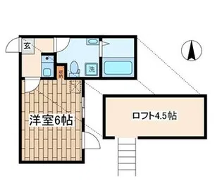 カトルセゾン調布【2階】の間取り