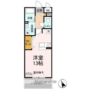 グランシャリオ【2階】の間取り