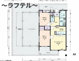 タートルクレインふじみ野II【2階】の間取り