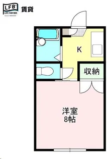 コンフレールサエキII【1階】の間取り