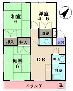 メゾン宝【3階】の間取り