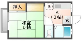 パナハイツクラタ【2階】の間取り